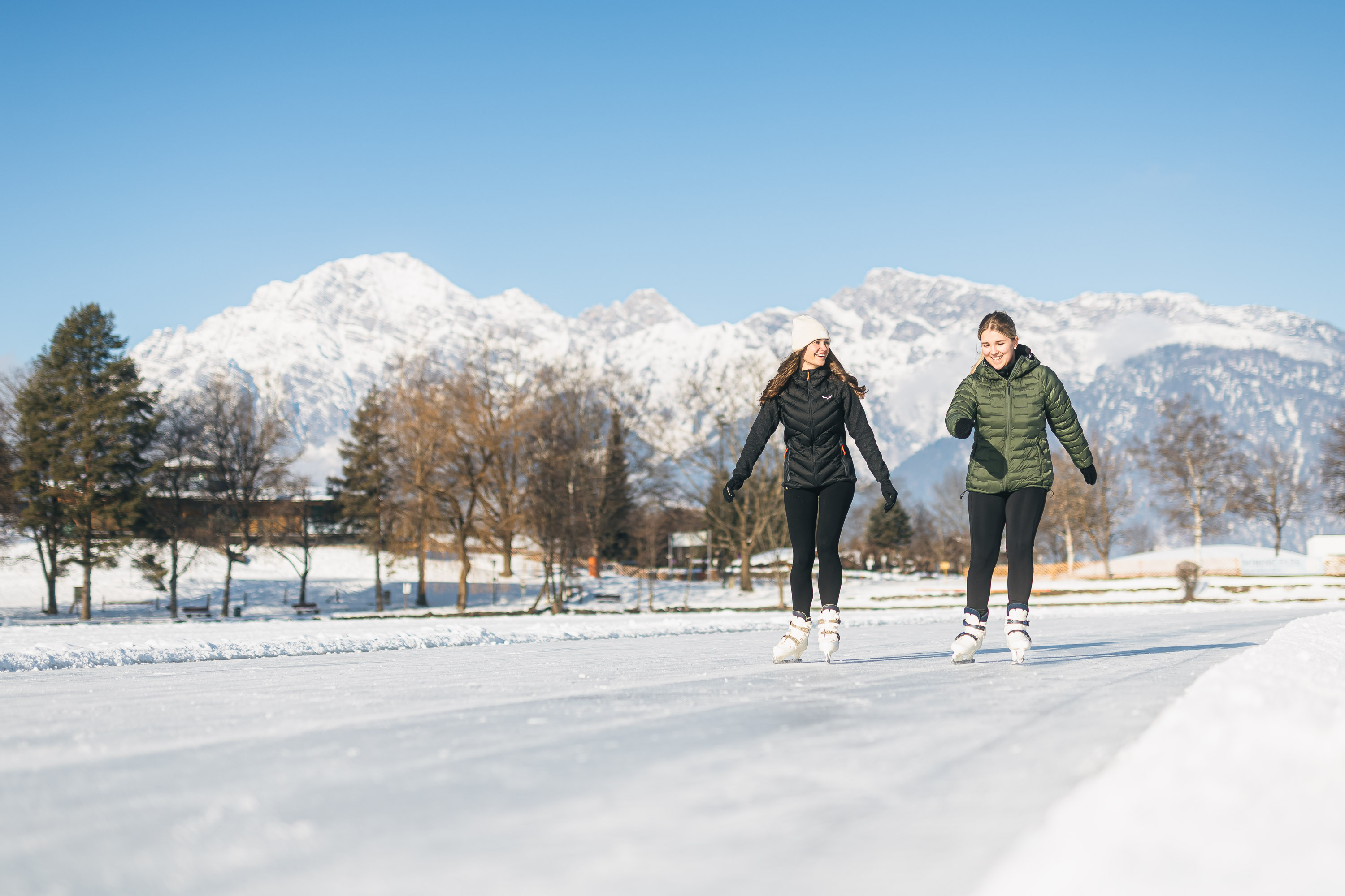 Wanderhotel: Eislaufen auf dem Ritzensee - Ritzenhof – Hotel und Spa am See