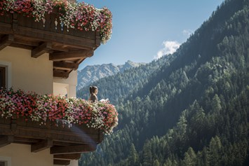 Wanderhotel: Hotel Lenz - Blick auf vom Balkon - Hotel Lenz