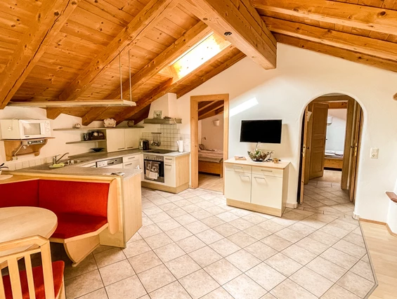 Wanderhotel: Ferienwohnung Tenn -Wohnraum - Ferienwohnung Tenn