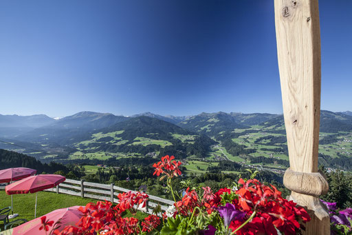 Wanderurlaub - Oberaudorf - Ferienwohnung Tenn - Balkon mit Aussicht - Ferienwohnung Tenn
