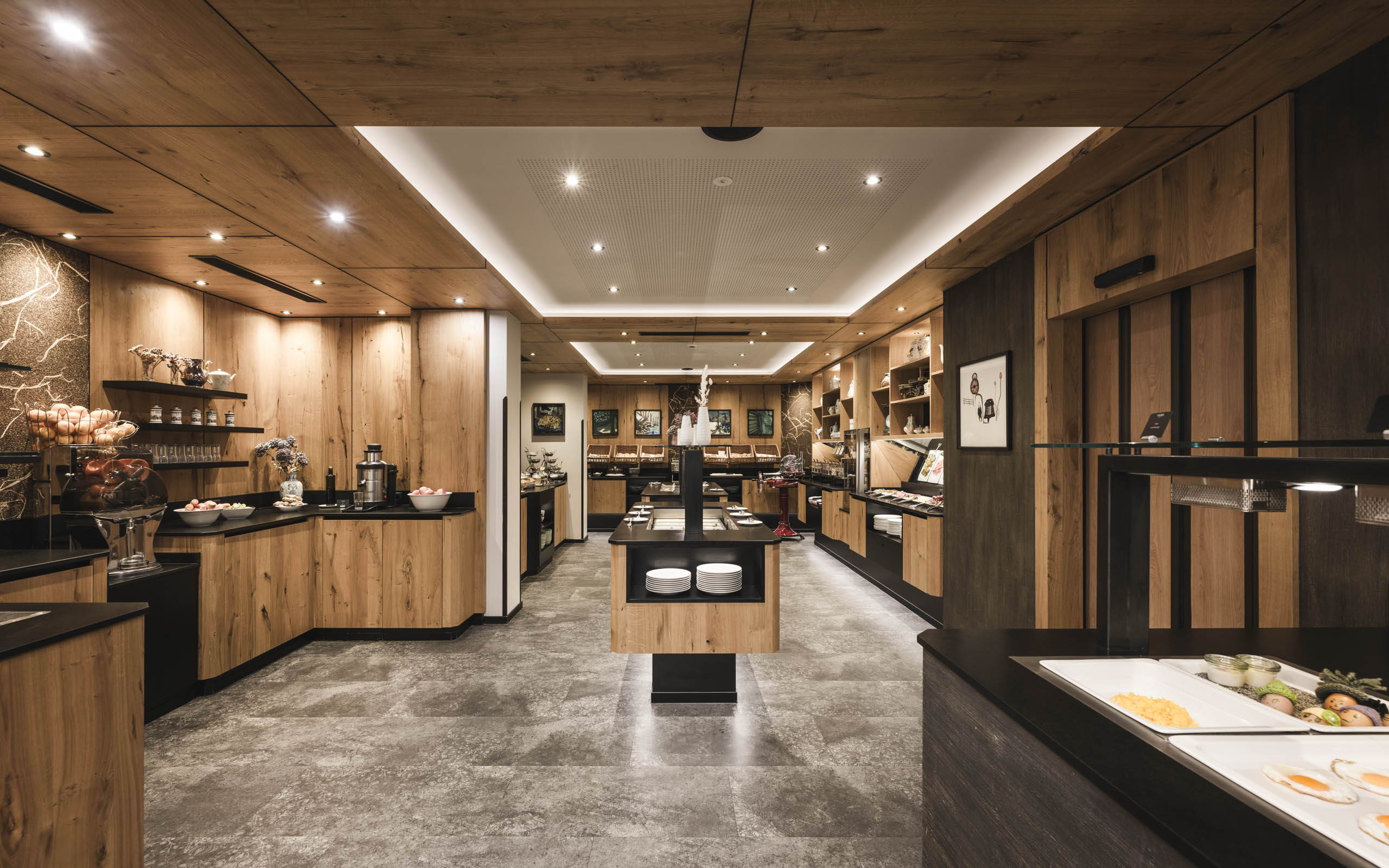 Wanderhotel: Frühstücksbuffet - Valara Alpine Art Hotel