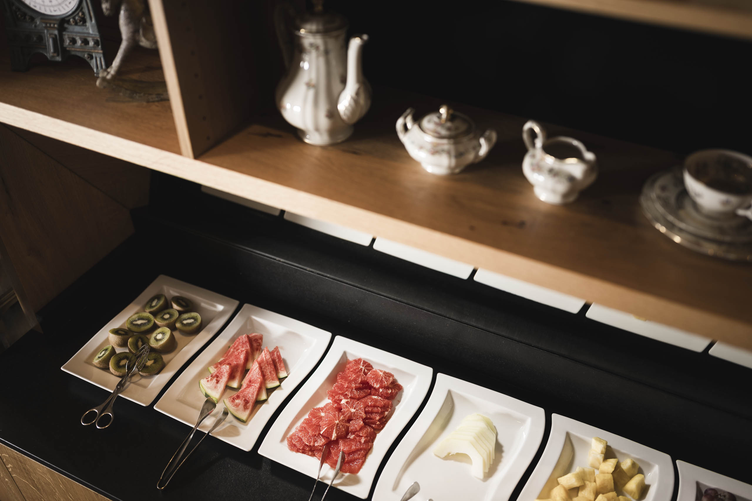 Wanderhotel: Früchte im Frühstücksbuffet - Valara Alpine Art Hotel