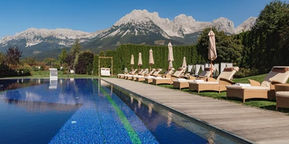 Wanderurlaub - Hotel-Schwerpunkt: Wandern & Biken - Tirol - Outdoor-Bereich  - Sporthotel Ellmau
