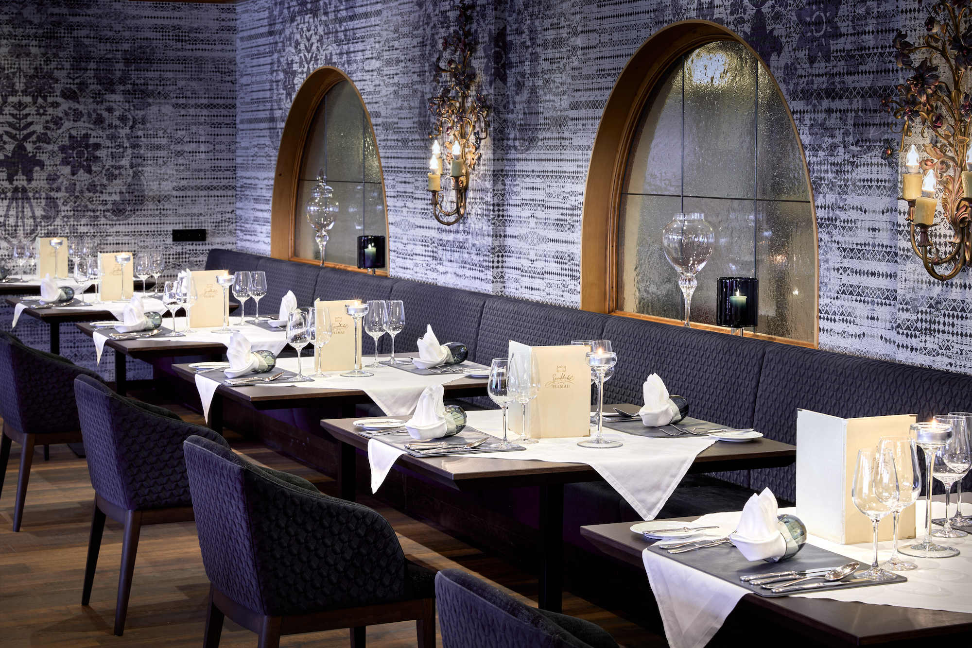 Wanderurlaub - Schwierigkeit Wanderungen: Rot - Tirol - Restaurant - Sporthotel Ellmau