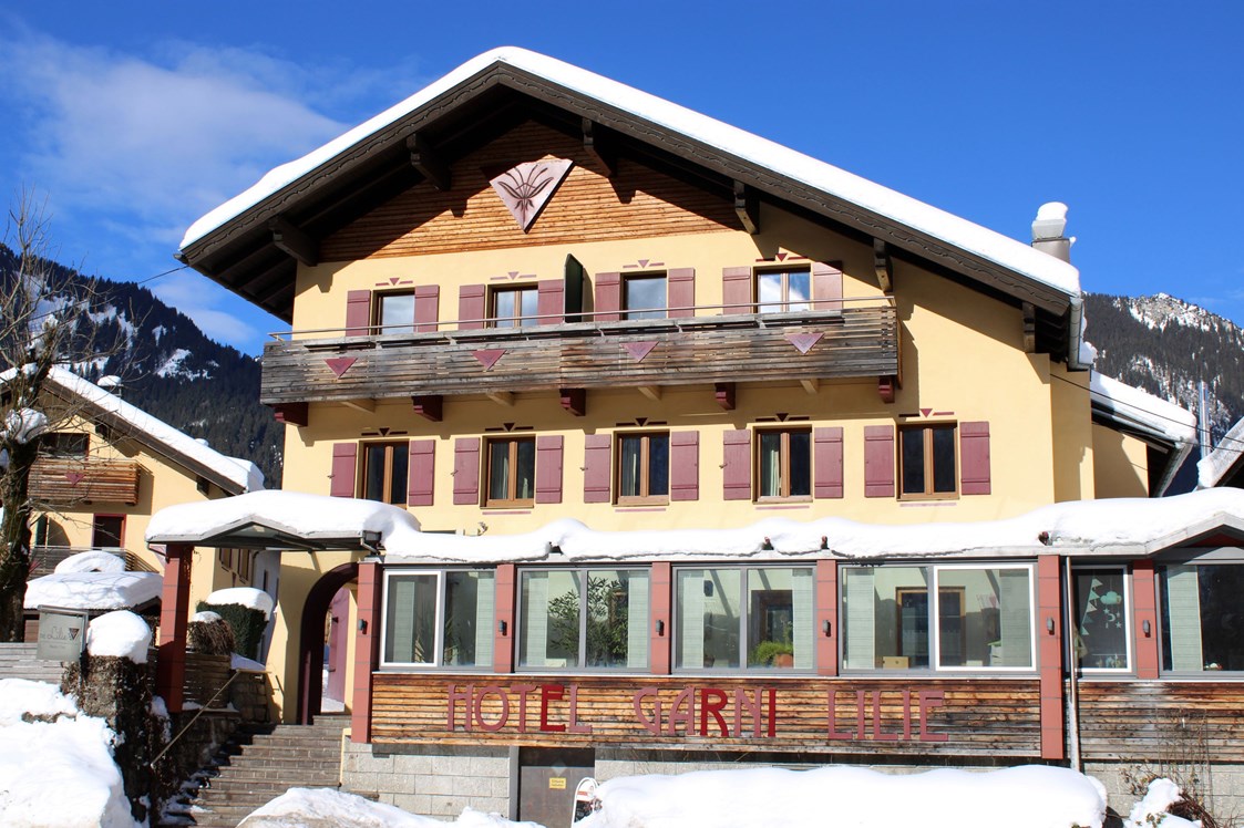 Wanderhotel: Winteransicht - Die Lilie - Hotel Garni
