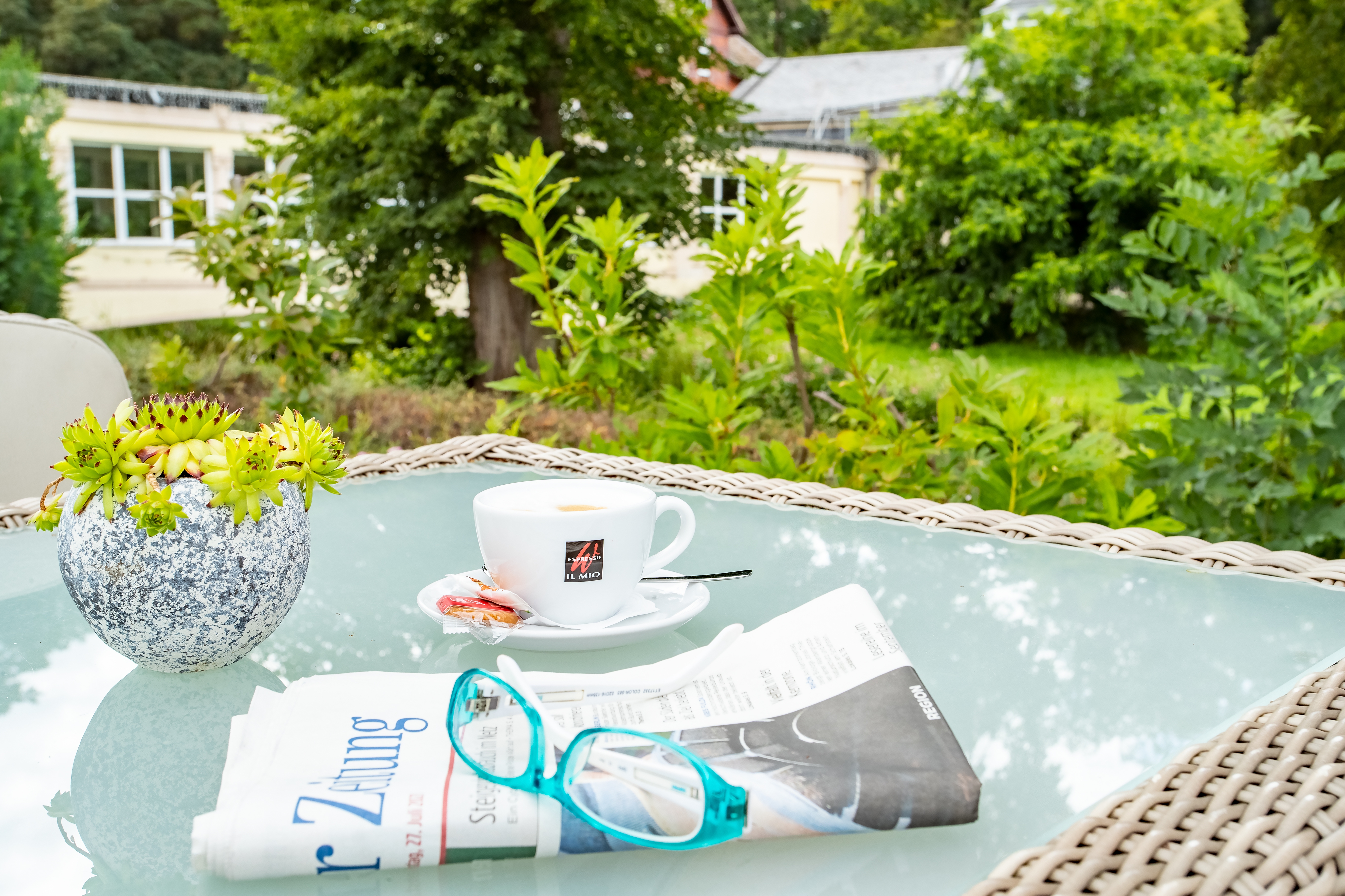 Wanderhotel: Restaurant Terasse - Boutique Hotel Badehof