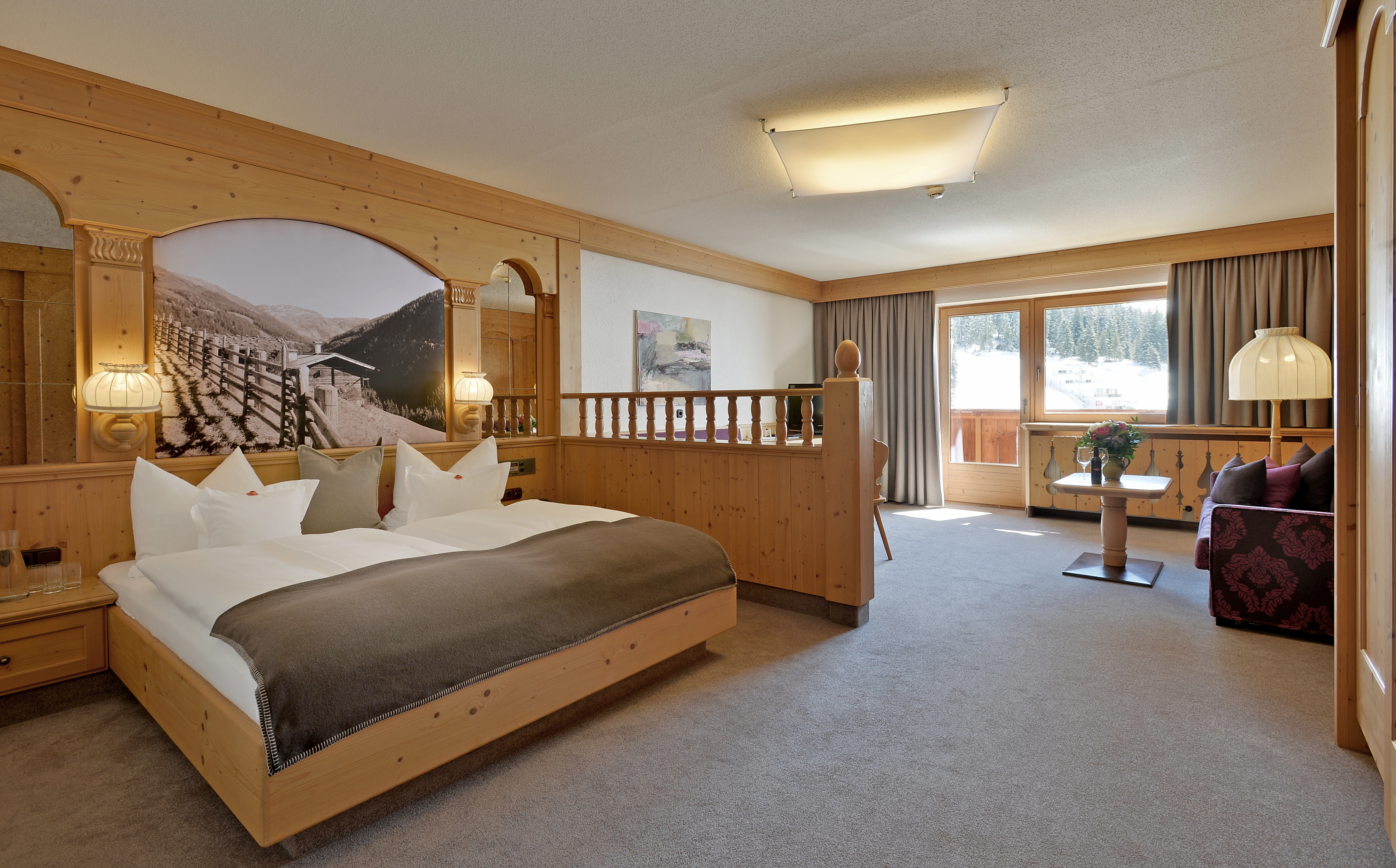 ****Hotel Almhof in Hochfügen Zimmerkategorien Juniorsuiten