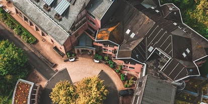 Wanderurlaub - Fahrstuhl - Aussenansicht von oben das Marienhöh - Das Marienhöh - Hideaway & Spa
