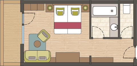 ZillergrundRock Luxury Mountain Resort Zimmerkategorien Doubleroom Mountain Feelings