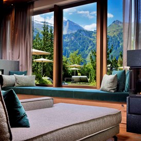 Wanderhotel: Ruheraum mit Bergblick - Hotel Alpenhof