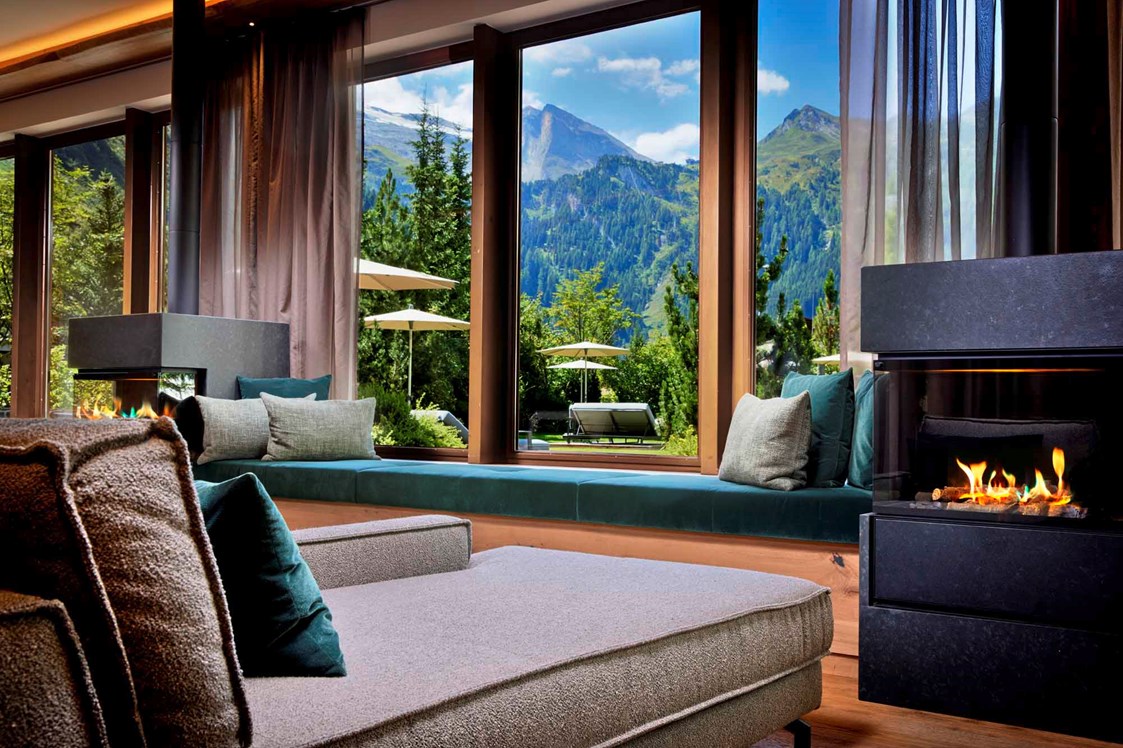 Wanderhotel: Ruheraum mit Bergblick - Hotel Alpenhof