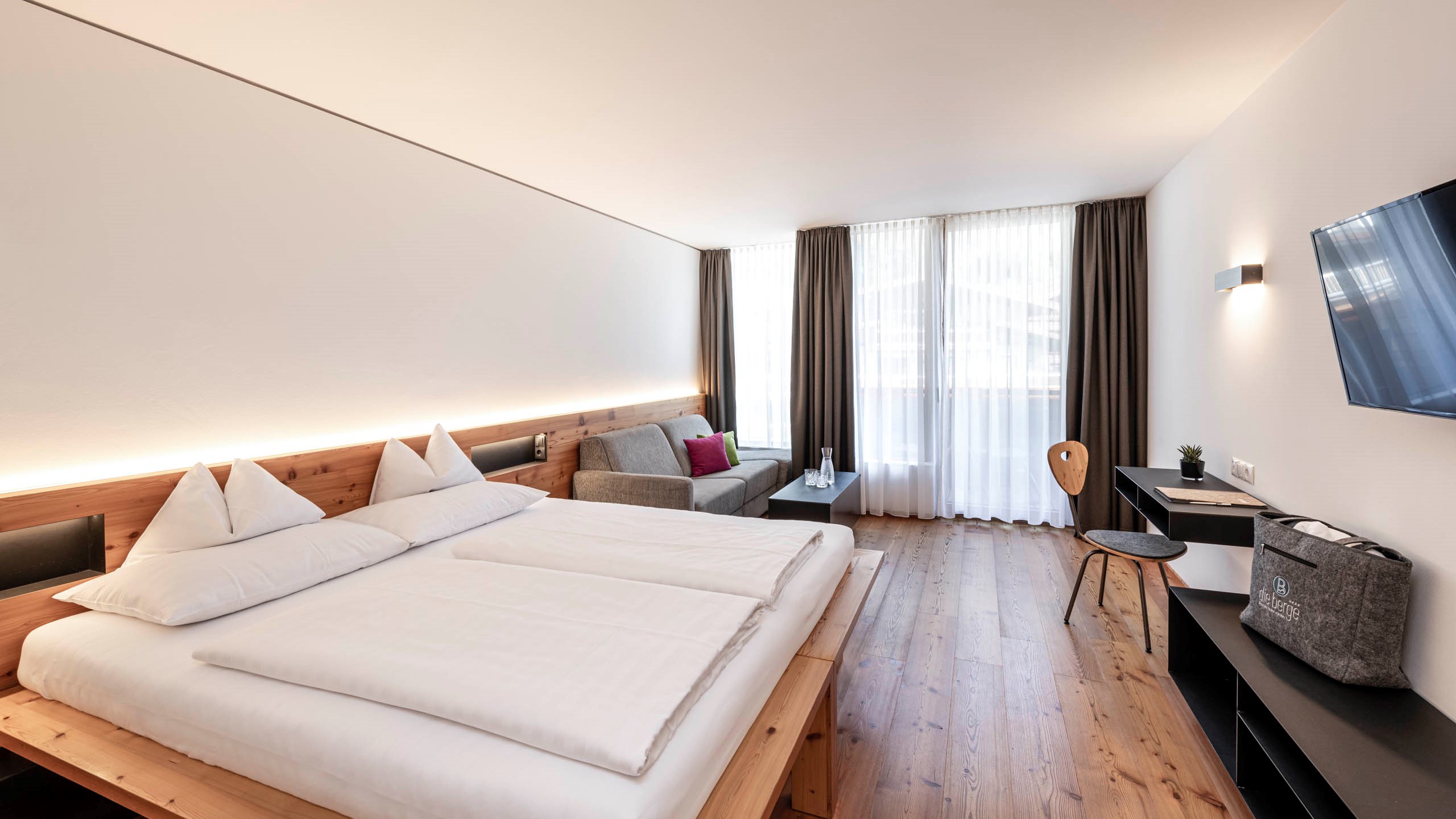 die berge lifestyle hotel Sölden Zimmerkategorien Doppelzimmer L (30m²)