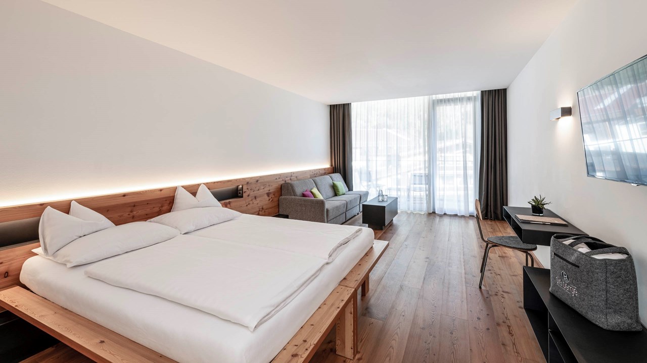 die berge lifestyle hotel Sölden Zimmerkategorien Doppelzimmer SKY (24-32 m²)