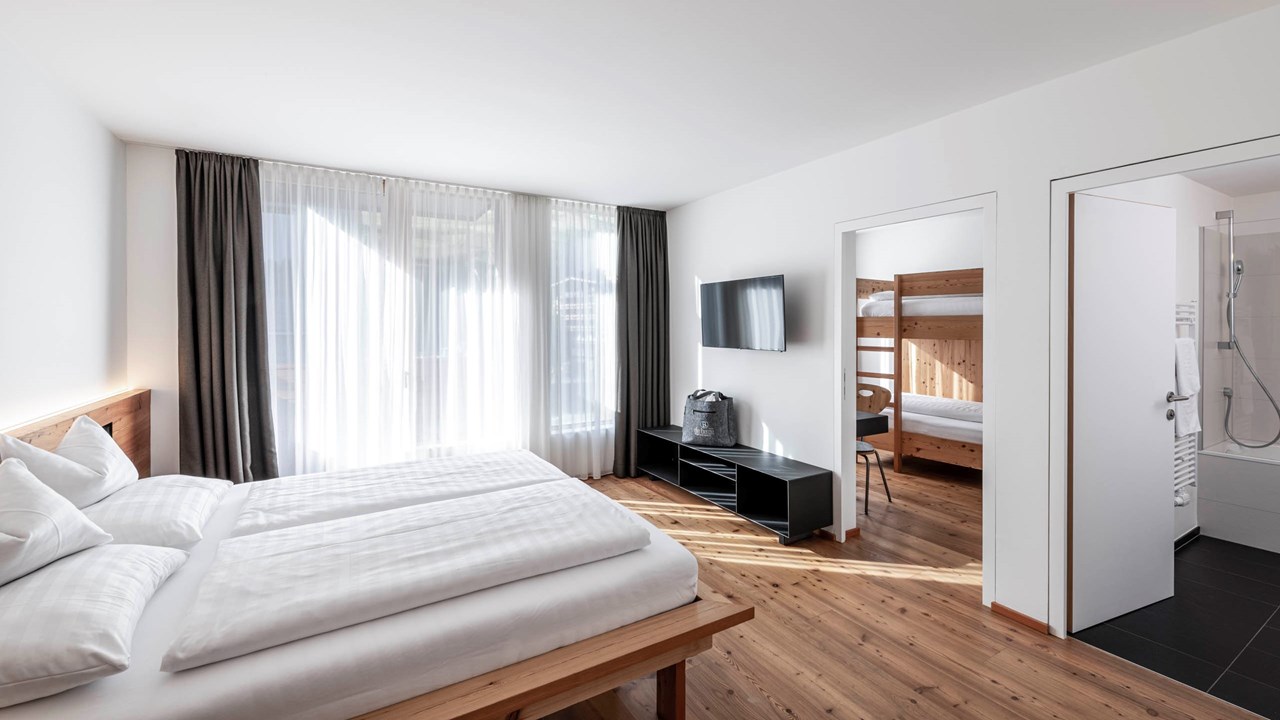 die berge lifestyle hotel Sölden Zimmerkategorien Famlien-Suite M (36m²)