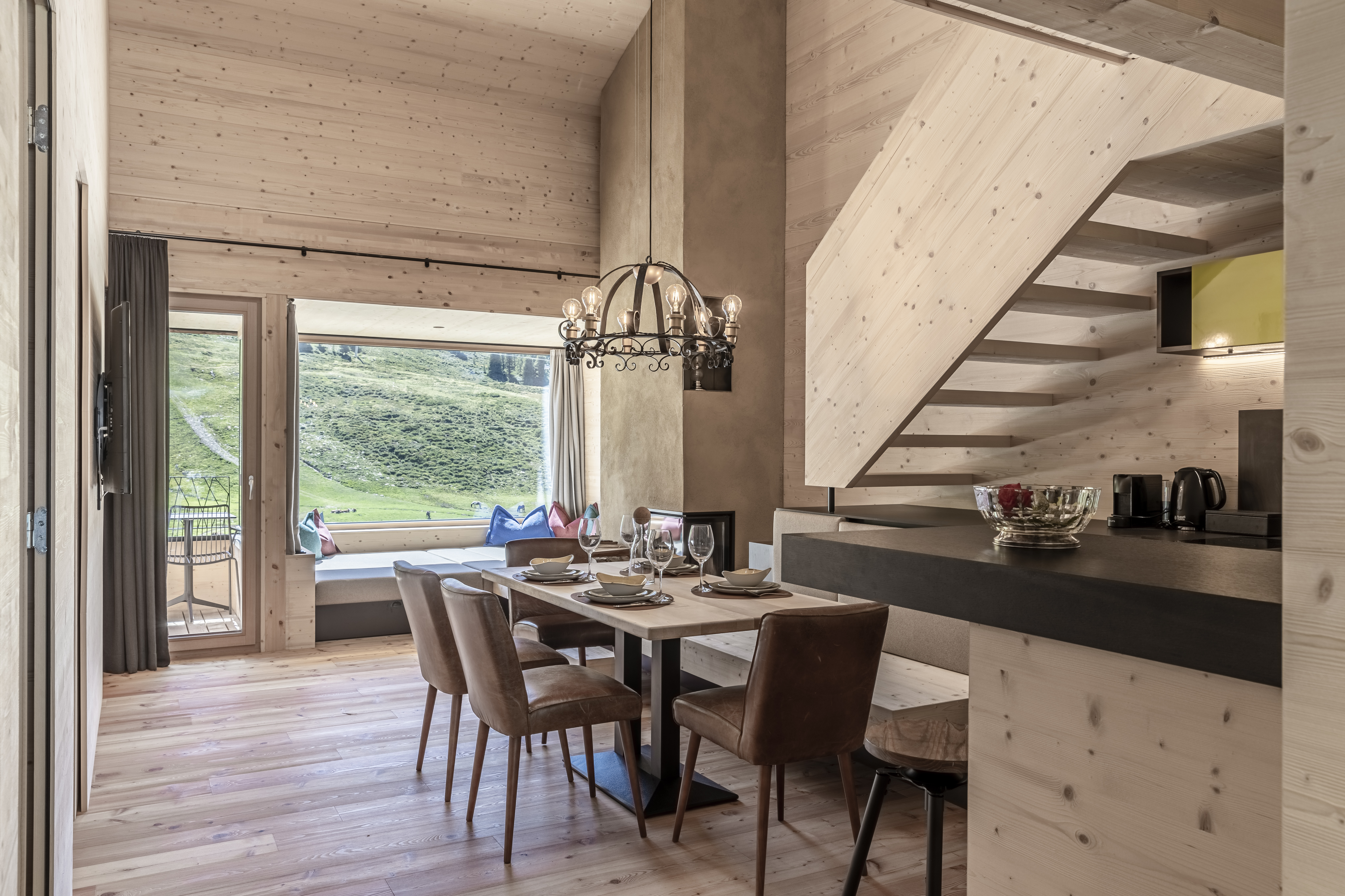 Wanderurlaub - geführte Touren - Leutasch - Gloriette Familiy Suite mit Galerie - Jagdschloss Resort Kühtai