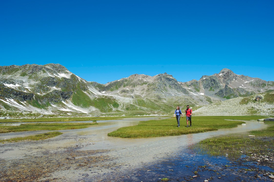 Wanderhotel: Wandern zu zweit in der Destination Davos - Klosters - Wiesen - Aparthotel Muchetta