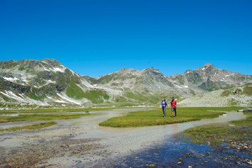 Wanderhotel: Wandern zu zweit in der Destination Davos - Klosters - Wiesen - Aparthotel Muchetta