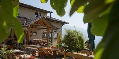 Wanderurlaub - Lesachtal - Gastgarten - Gasthof Lamprechtbauer