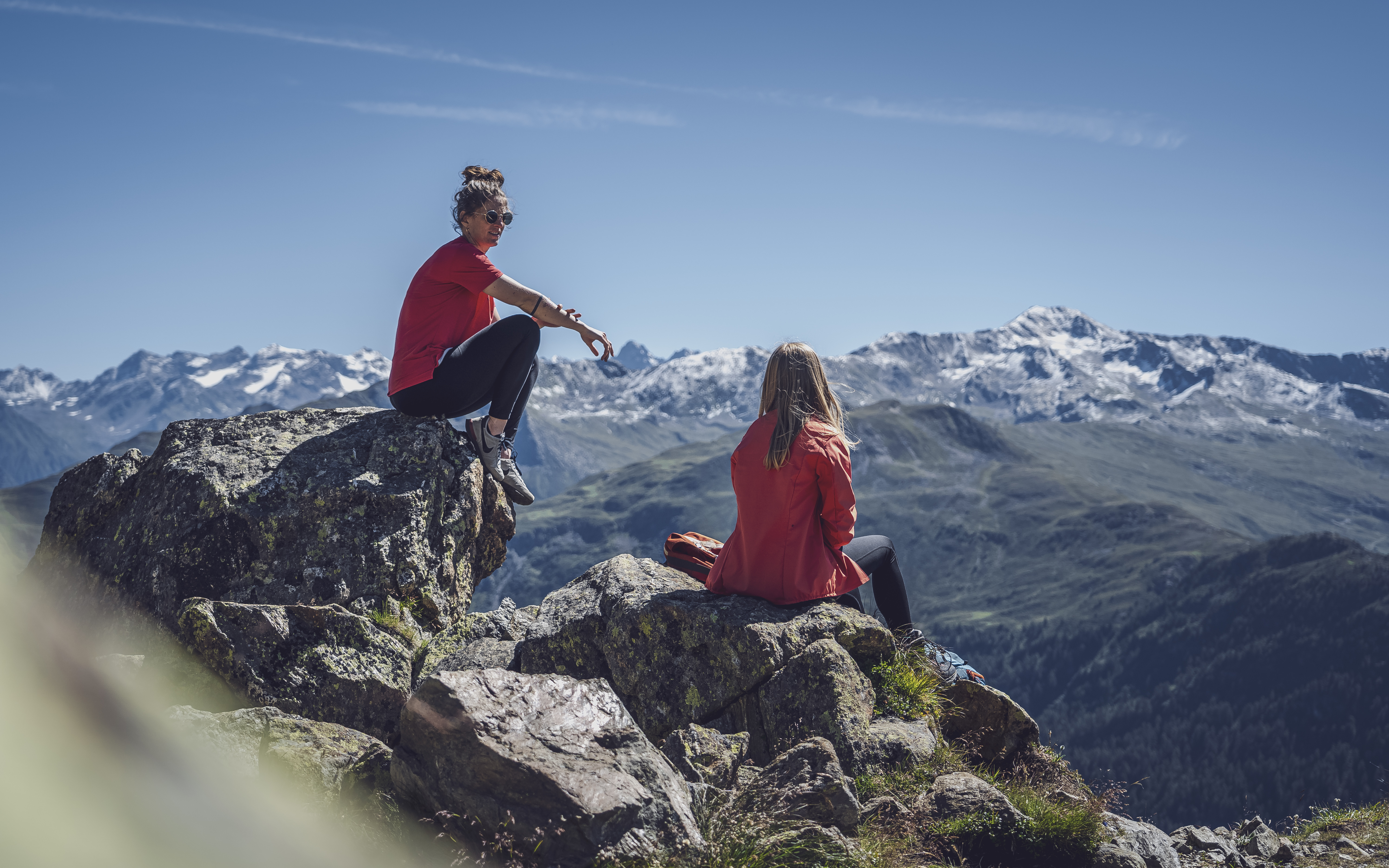 Wanderhotel: Aussicht über Davos - Hotel Ochsen 2