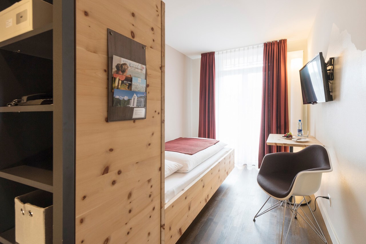Arenas Resort Schweizerhof Zimmerkategorien Alpines Panorama Einzelzimmer