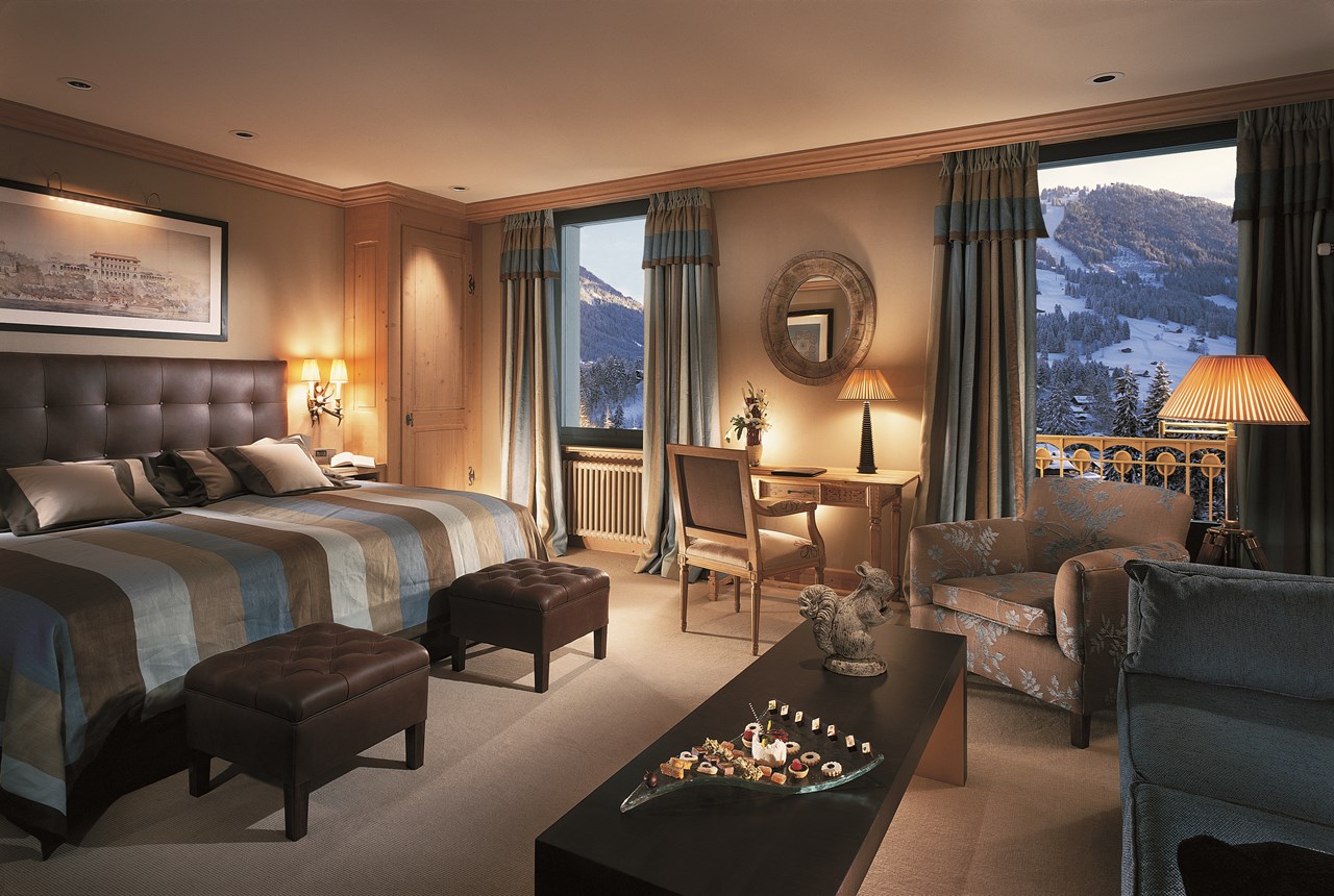 Gstaad Palace Zimmerkategorien Deluxe Room Mountain View
