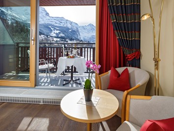 Beausite Park Hotel Wengen Zimmerkategorien Doppelzimmer Jungfraublick mit Balkon