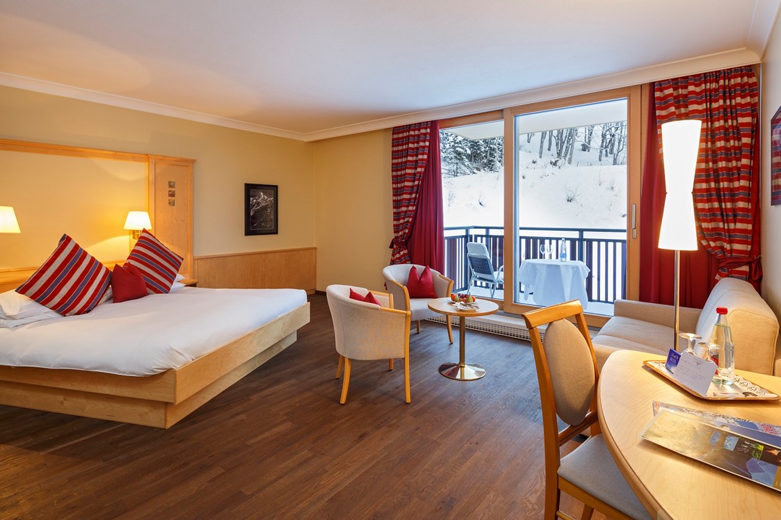 Wanderhotel: Doppelzimmer - Beausite Park Hotel Wengen