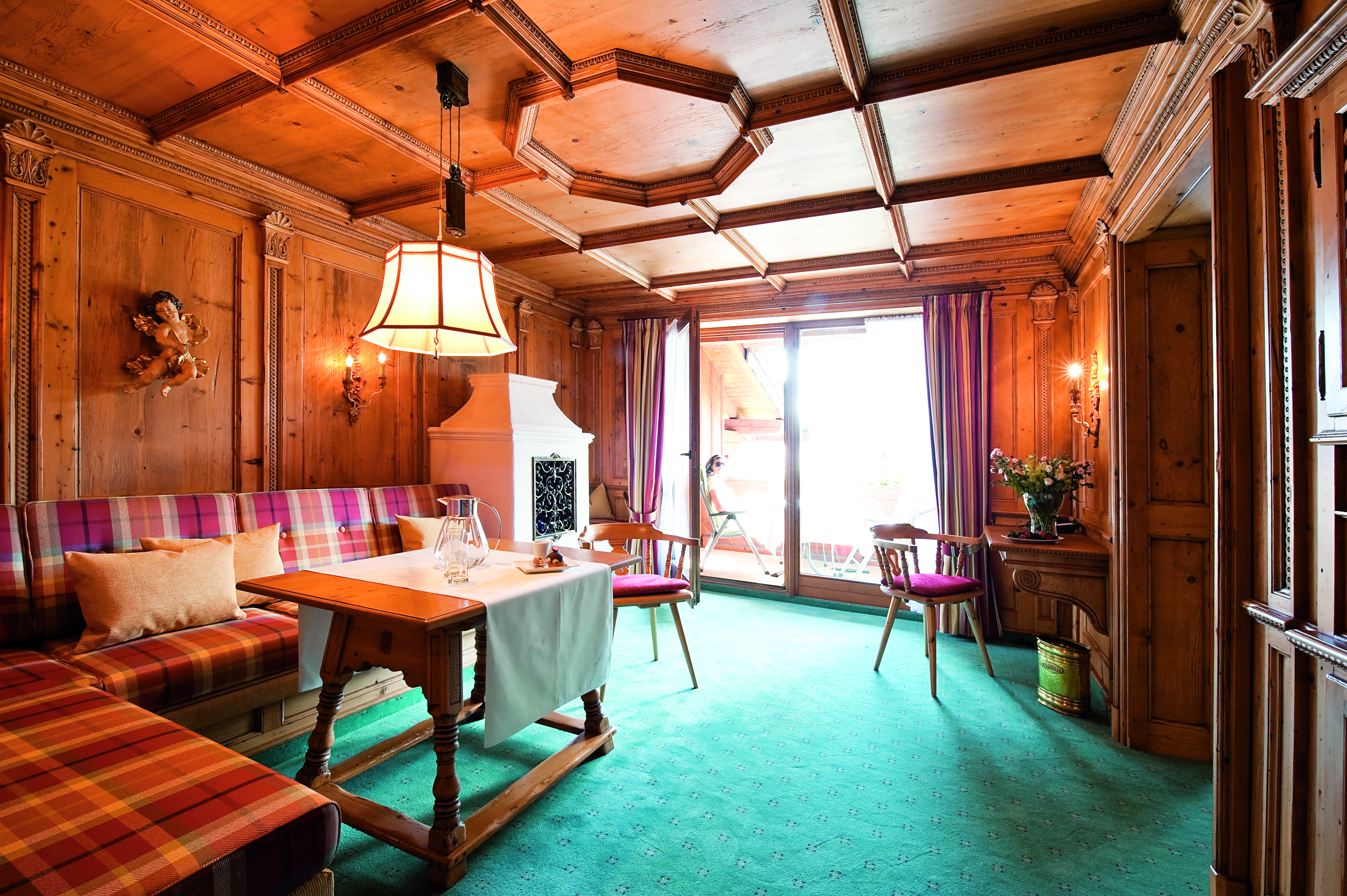 Parkhotel Wallgau Zimmerkategorien Große Residenz Suite