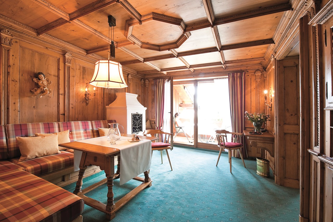 Parkhotel Wallgau Zimmerkategorien Große Residenz Suite