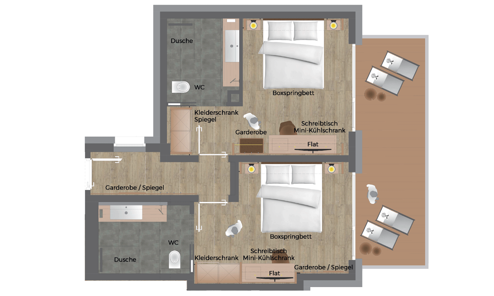 ADAPURA HOTEL WAGRAIN Zimmerkategorien STAR