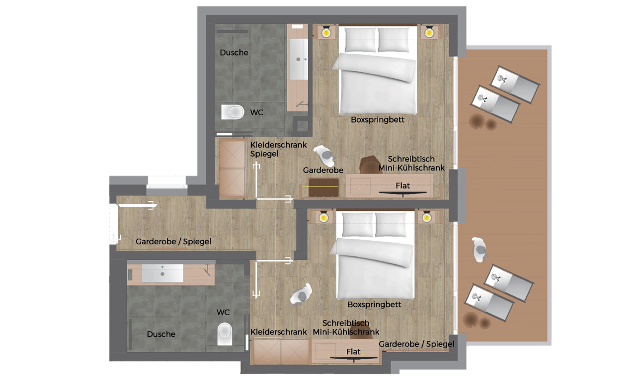 ADAPURA HOTEL WAGRAIN Zimmerkategorien STAR