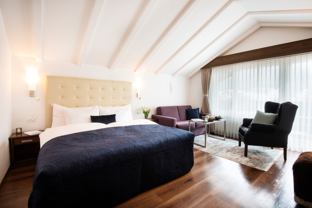 Le Mirabeau Resort & Spa Zermatt Zimmerkategorien Familien-Suite mit Matterhornblick