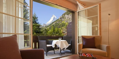 Wanderurlaub - Fahrstuhl - Matterhorn view - Le Mirabeau Resort & Spa Zermatt