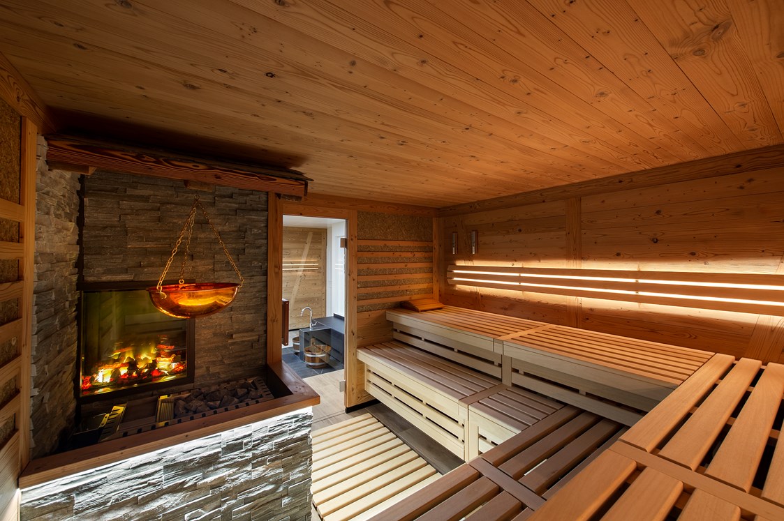 Wanderhotel: Sauna. - GOLFHOTEL Les Hauts de Gstaad & SPA