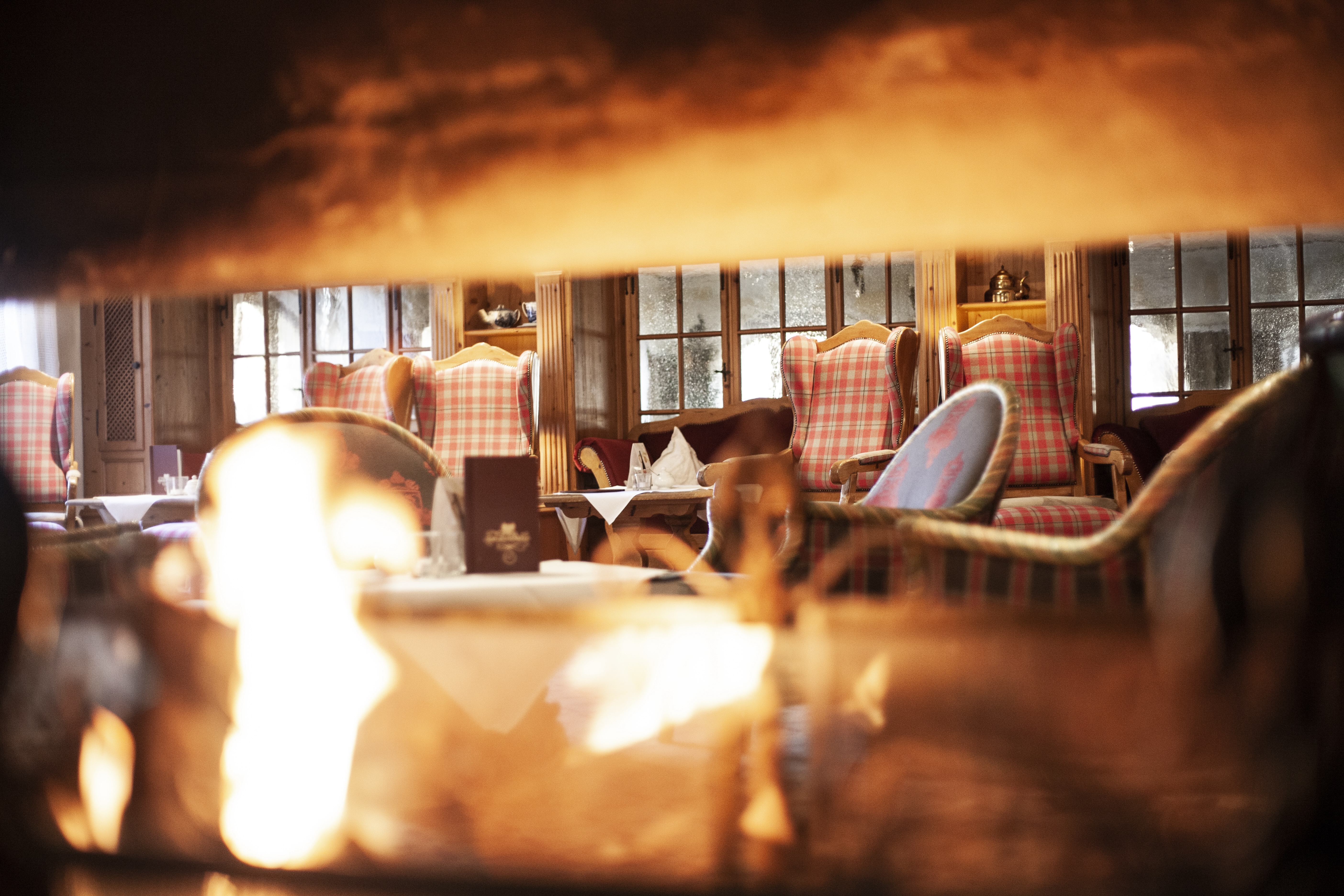 Wanderhotel: Kaminlobby im Hotel Schwarzer Adler - Hotel Schwarzer Adler