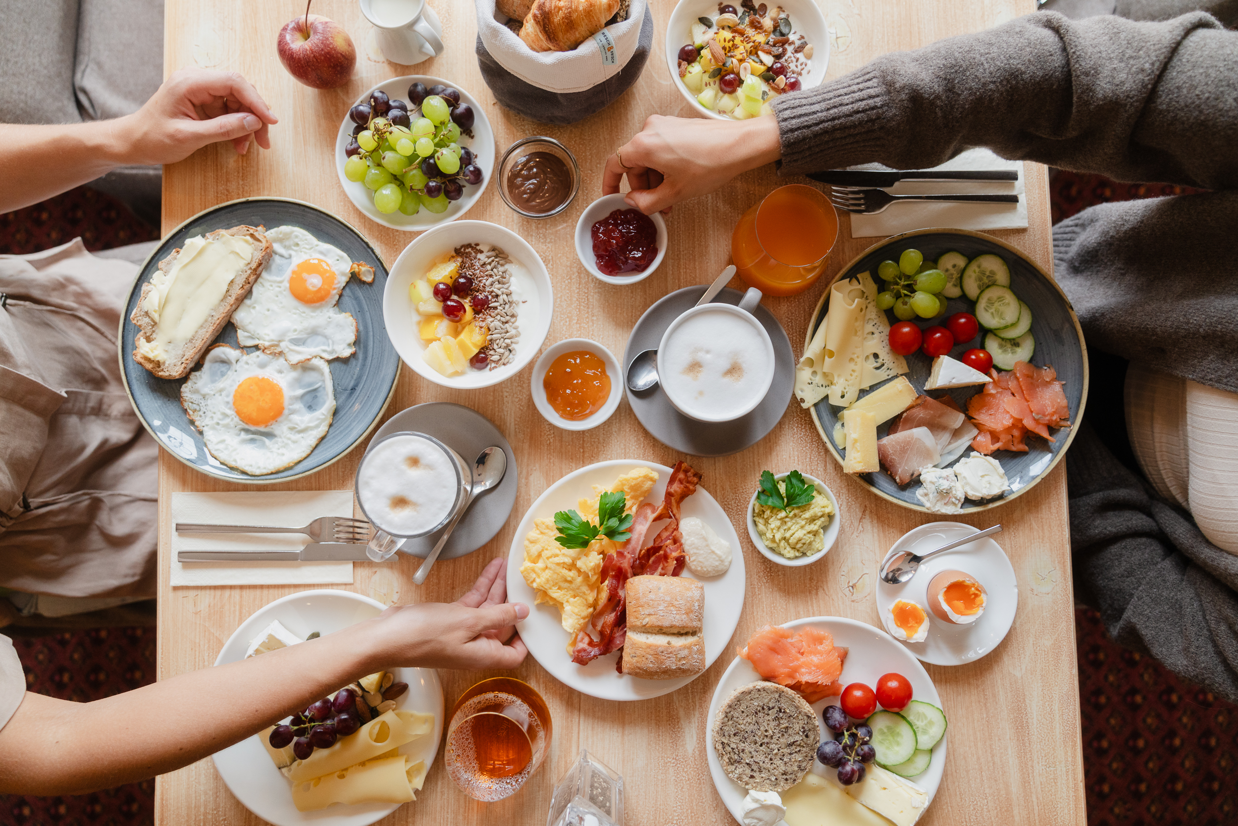 Wanderhotel: ein Tag beginnt mit dem perfekten Frühstück - Hotel Schwarzer Adler