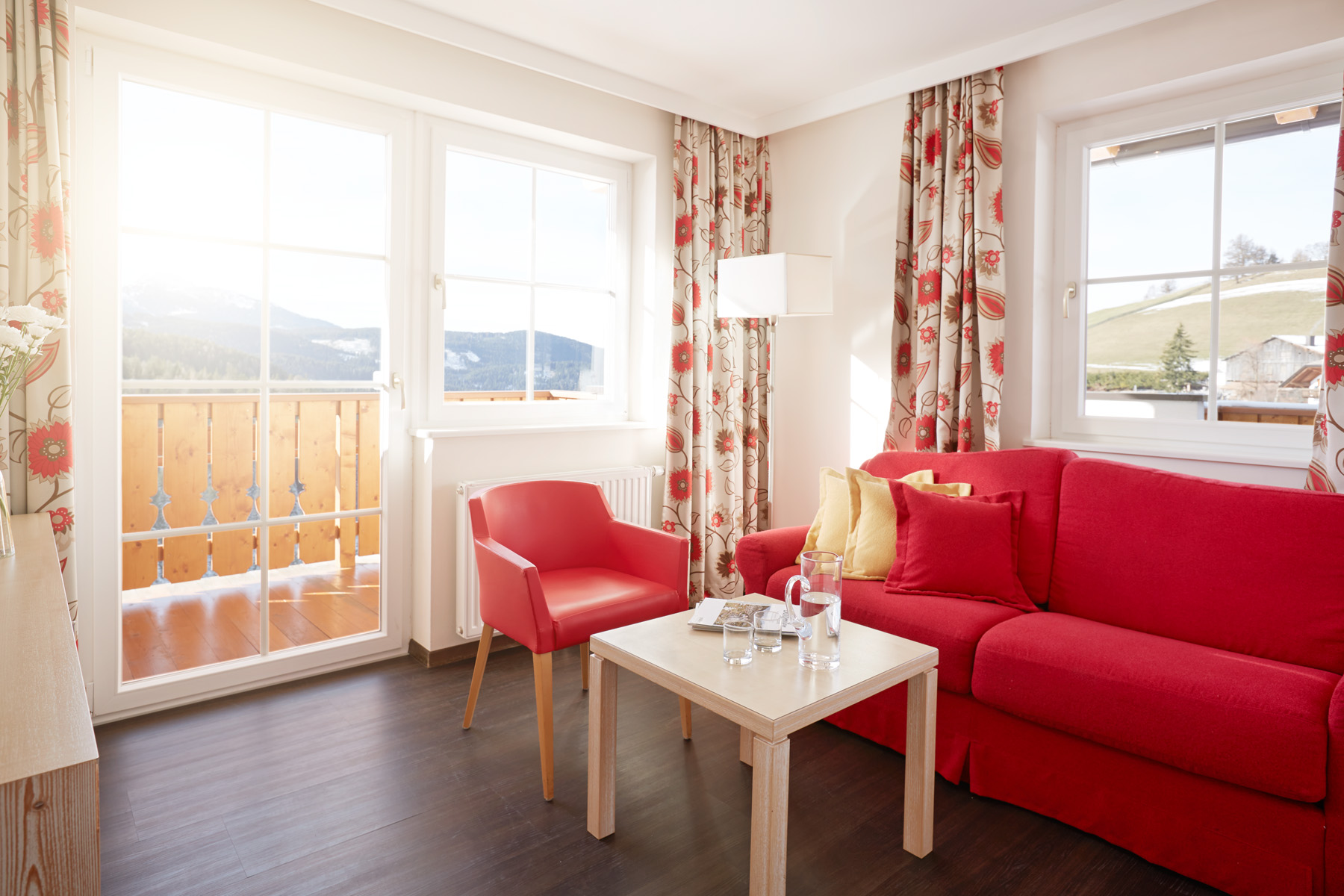 Hotel Maria Zimmerkategorien Familiensuite Abendrot