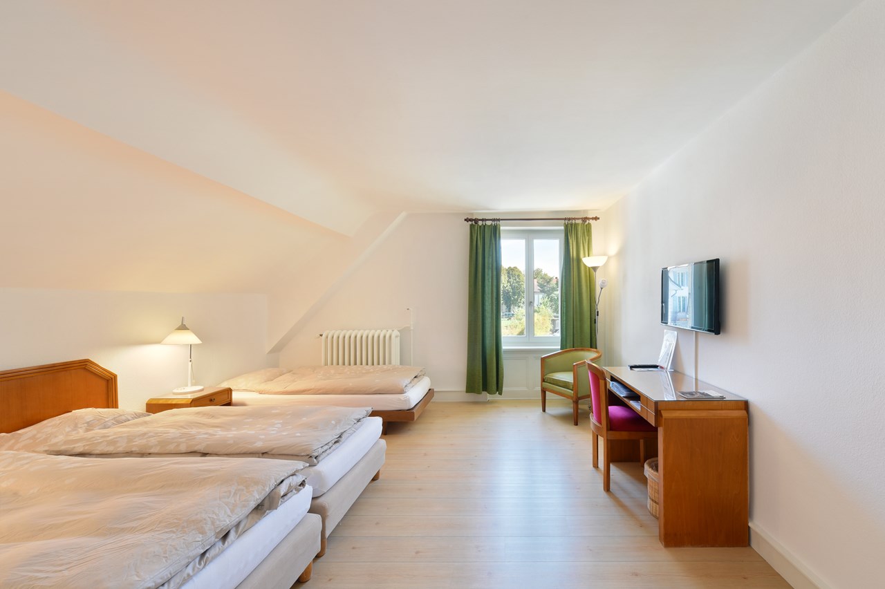 Hôtel de l'Aigle Zimmerkategorien Dreibettzimmer