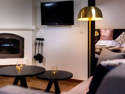 Wanderurlaub - Fahrstuhl - Appartment 45 m2 mit privater Sauna und Kamin - Hotel Goldried