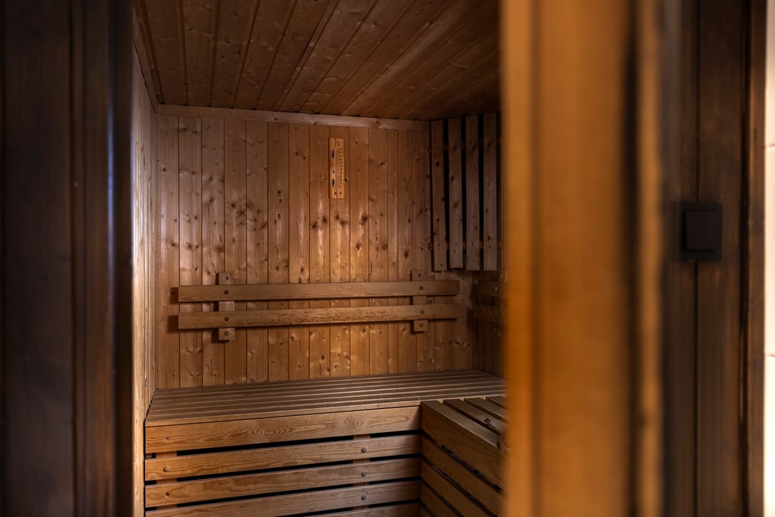 Wanderhotel: Appartment 45 m2 mit privater Sauna und Kamin - Hotel Goldried