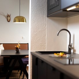 Wanderhotel: Appartment 55 m2 mit privater Sauna und Kamin - Hotel Goldried