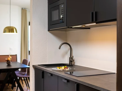 Wanderurlaub - Fahrstuhl - Appartment 55 m2 mit privater Sauna und Kamin - Hotel Goldried