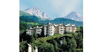Wanderurlaub - Umgebungsschwerpunkt: Berg - Aussenansicht Goldriedpark mit Appartements 45 und 55 m2 - Hotel Goldried