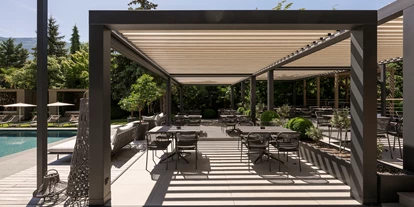 Wanderurlaub - Kinderbetreuung - Italien - Terrasse - Feldhof DolceVita Resort