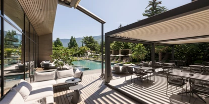 Wanderurlaub - Kinderbetreuung - Italien - Terrasse - Feldhof DolceVita Resort