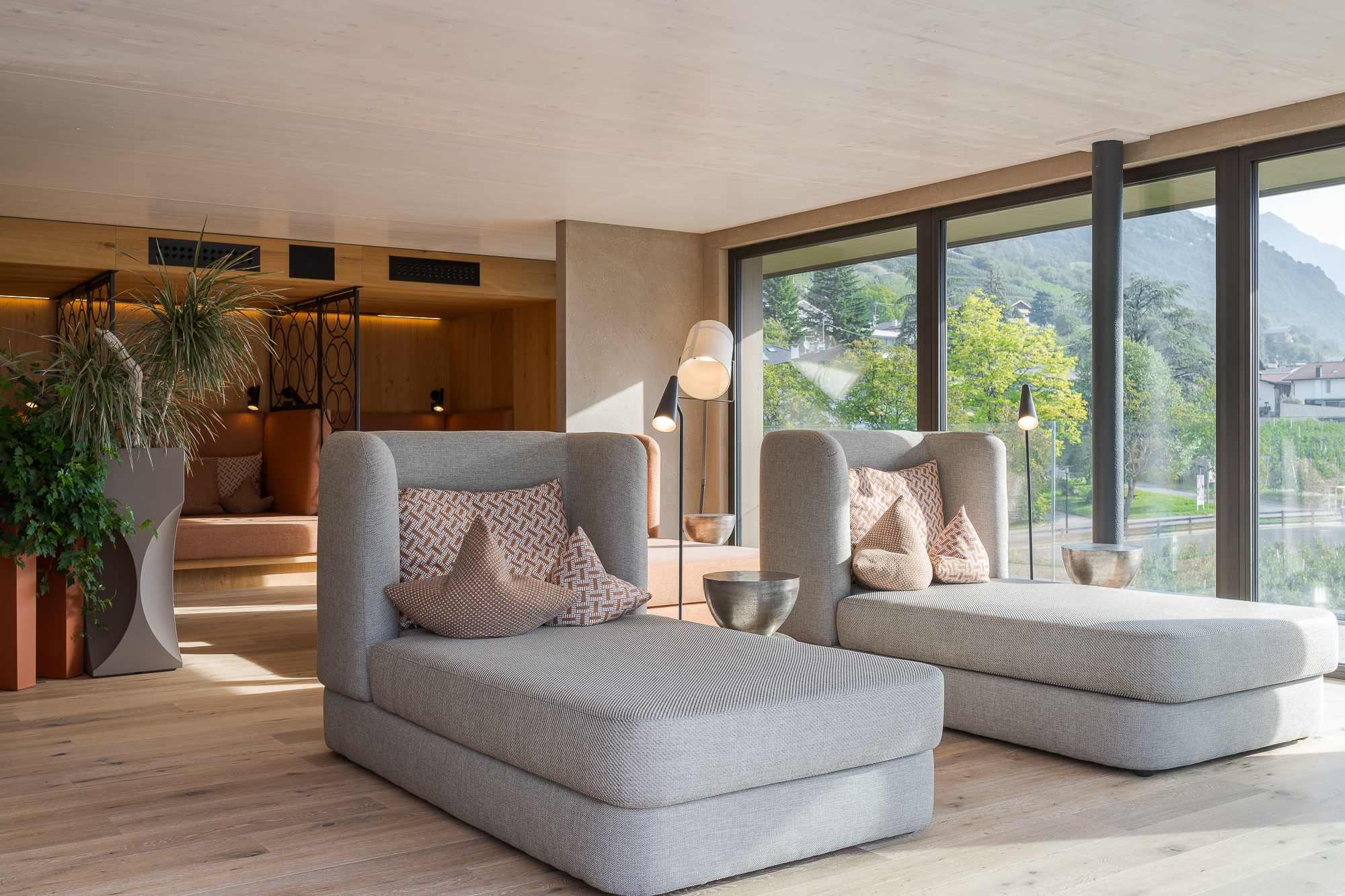 Wanderhotel: Relax-Ruheraum im Sky-Spa - Feldhof DolceVita Resort