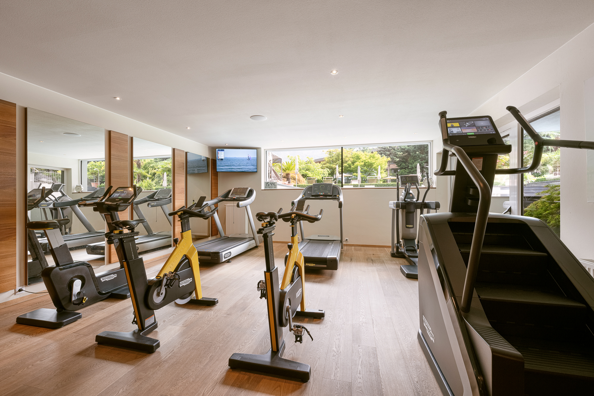 Wanderhotel: Fitnessraum mit Technogym-Geräten - Feldhof DolceVita Resort