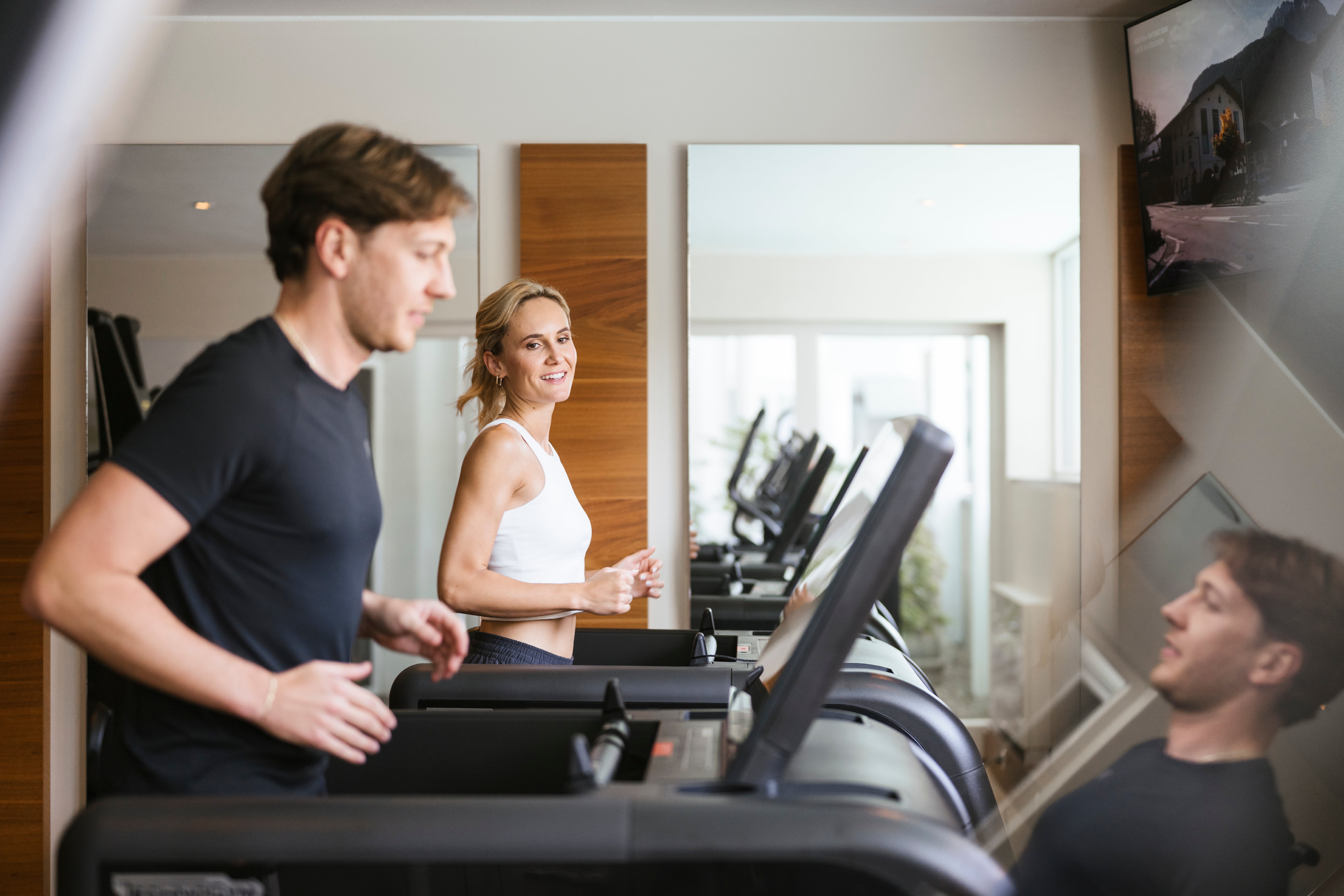 Wanderhotel: Fitnessraum mit Technogym-Geräten - Feldhof DolceVita Resort