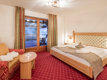 Hotel Bergschlössl Zimmerkategorien Schlafgemach der Saligen