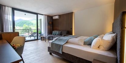 Wanderurlaub - Pools: Schwimmteich - Südtirol -  Zimmeransicht - Garden Park Hotel